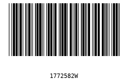 Bar code 1772582