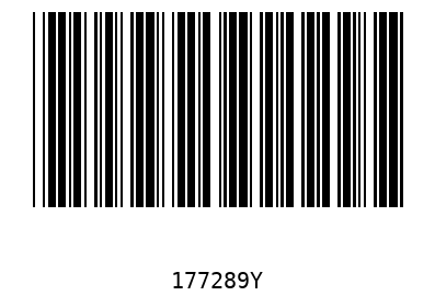 Bar code 177289