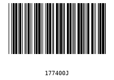 Bar code 177400