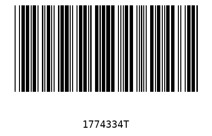 Barcode 1774334