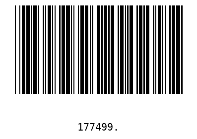 Barcode 177499