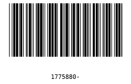 Barra Código 1775880