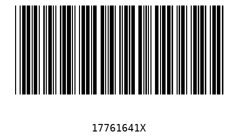 Barcode 17761641