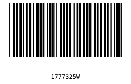 Barcode 1777325