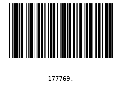 Barcode 177769