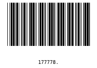 Barcode 177778