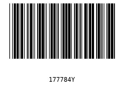 Barcode 177784