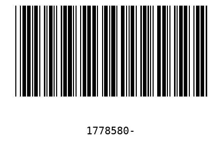 Barra Código 1778580