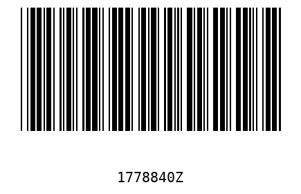 Barcode 1778840