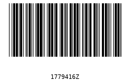 Barcode 1779416