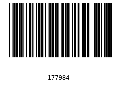 Barcode 177984