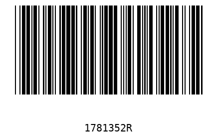 Bar code 1781352