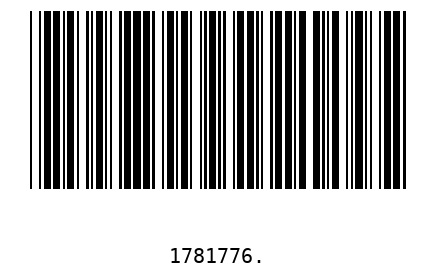 Barra Código 1781776