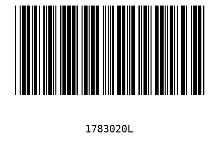 Barra Código 1783020