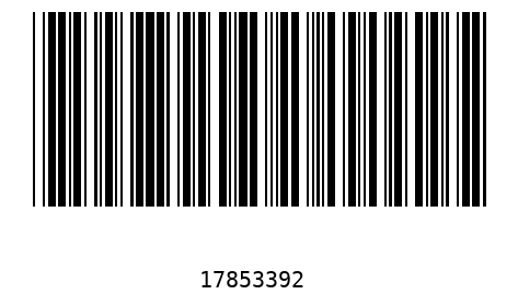 Barcode 17853392