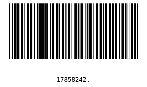 Barcode 17858242
