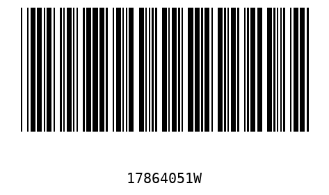 Barcode 17864051