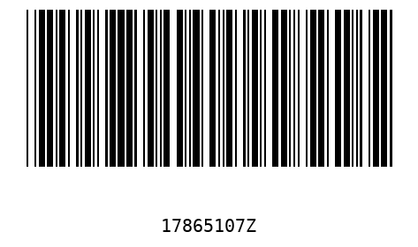 Barcode 17865107