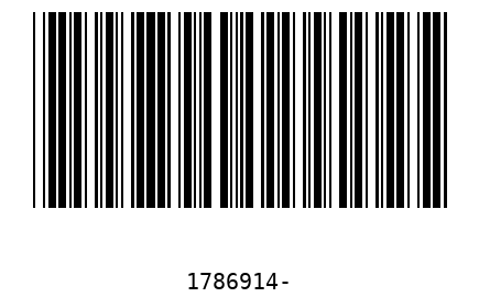 Bar code 1786914