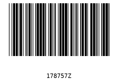 Barcode 178757