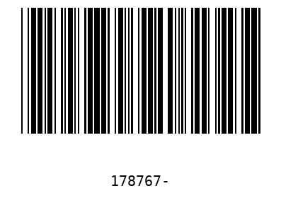 Barcode 178767