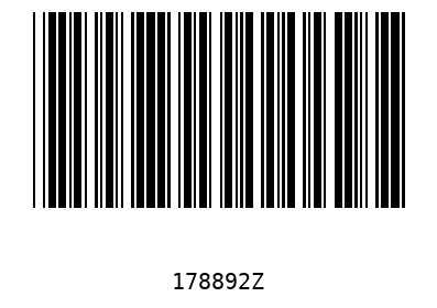 Barcode 178892