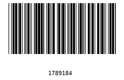 Bar code 1789184