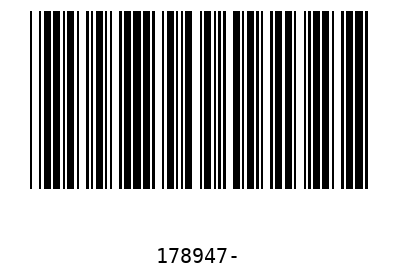 Barcode 178947
