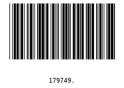 Barcode 179749