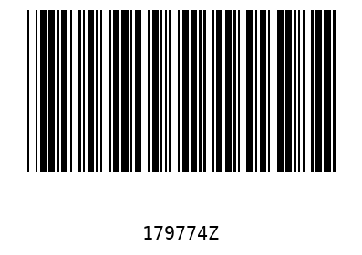 Barcode 179774