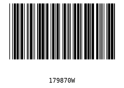 Barcode 179870