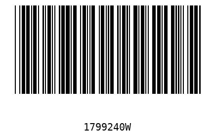 Barcode 1799240