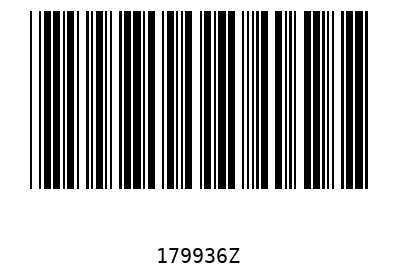 Bar code 179936