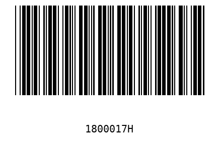 Barcode 1800017