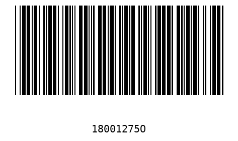 Barcode 18001275