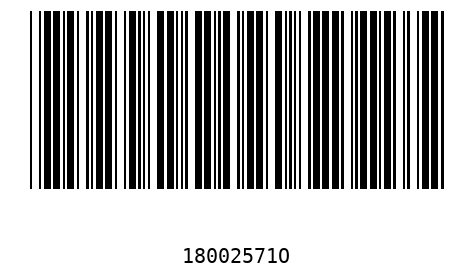 Barcode 18002571