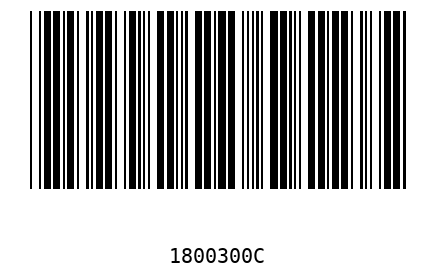 Barra Código 1800300