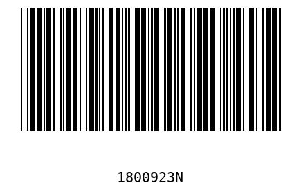 Barcode 1800923
