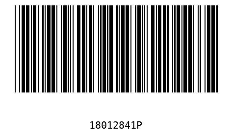 Barcode 18012841