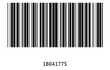 Barra Código 1804177