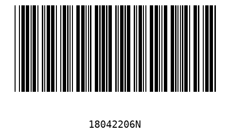 Barcode 18042206