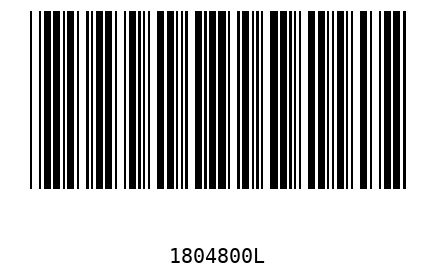 Barra Código 1804800