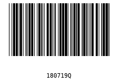 Bar code 180719