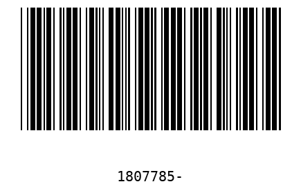 Barcode 1807785