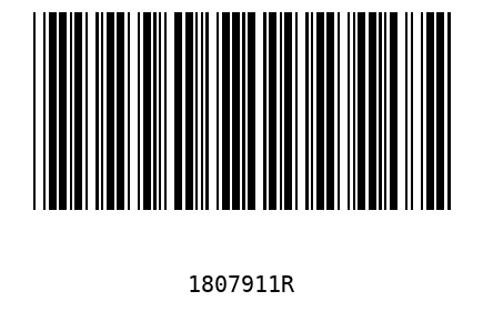 Bar code 1807911