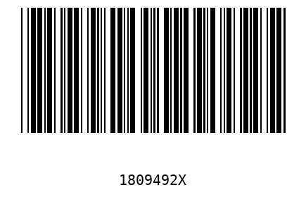 Barra Código 1809492