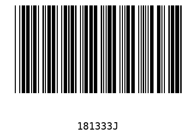 Bar code 181333