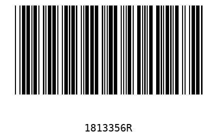 Bar code 1813356