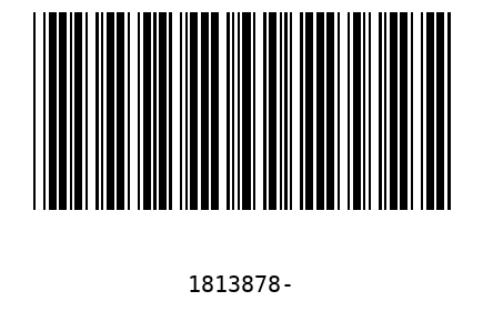 Bar code 1813878