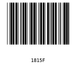 Barra Código, Code 39 1815